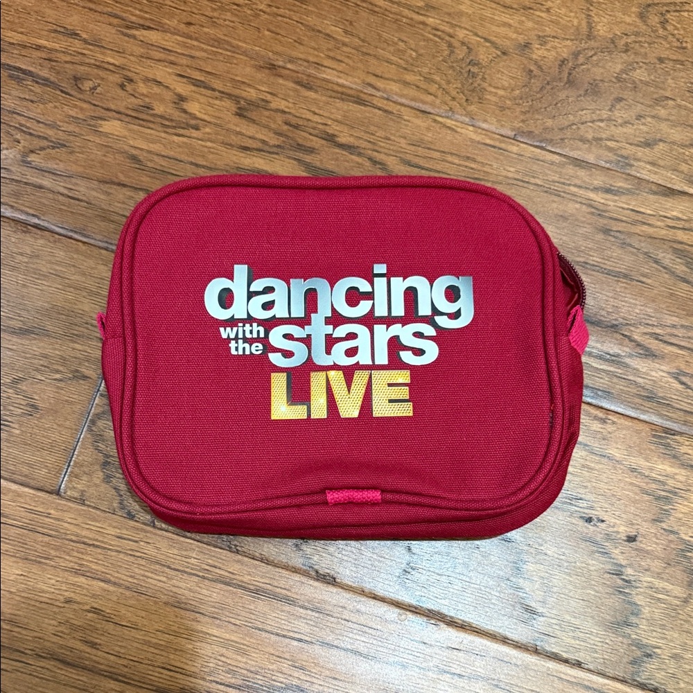 DWTS Red Travel Pouch
